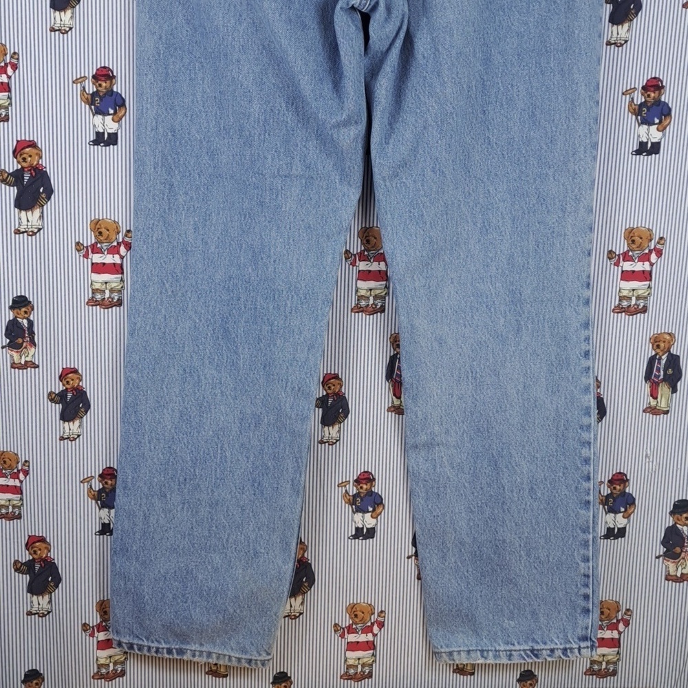 Carhartt B18 STW straight leg light wash casual denim workwear jeans 34-32 - Picture 5 of 6